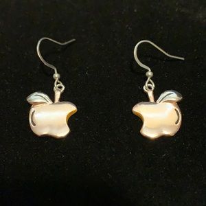 Bitten Apple Earrings